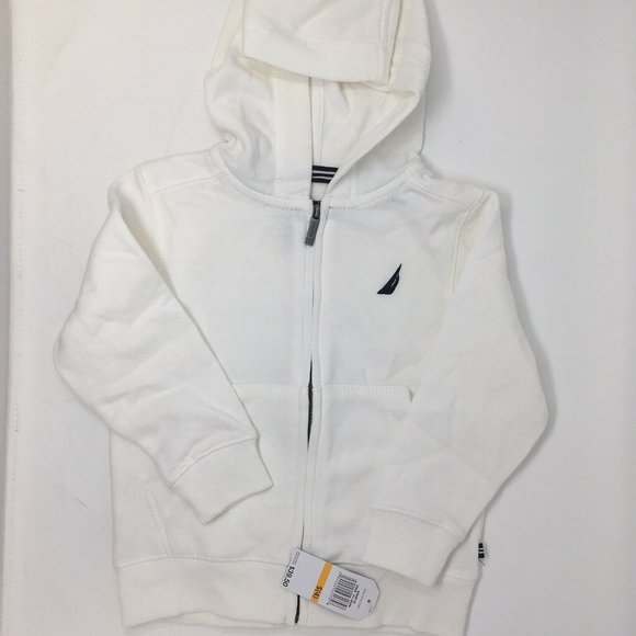 white nautica hoodie